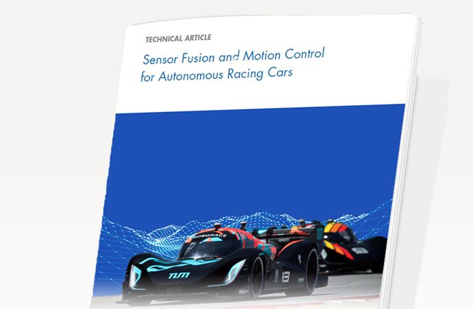 Sensor Fusion and Motion Control for Autonomous Racing Cars